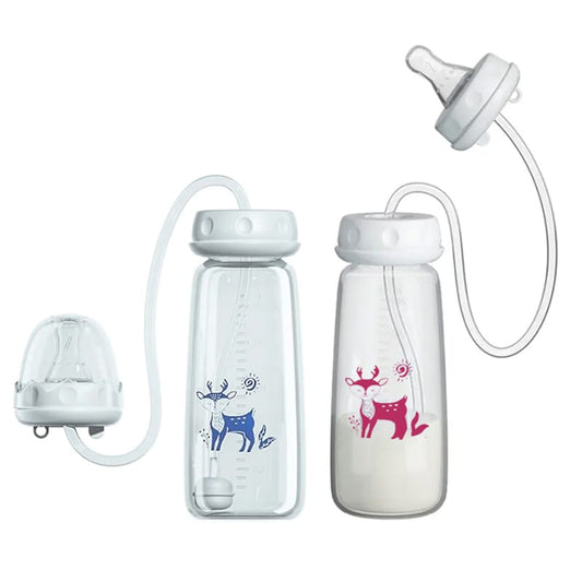 Hand Free Baby Feeding Bottle 240ml