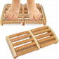 Wooden Foot Roller Massager | Manual Reflexology Therapy Tool for Pain Relief, Stress Relaxation & Foot Care